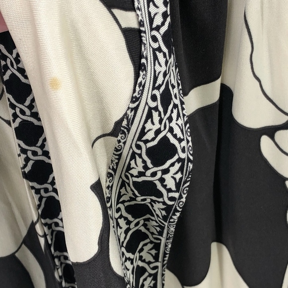 Hale Bob Black White Graphic Sample Dress - Picture 8 of 8